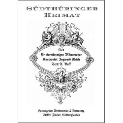 Südthüringer Heimat, 4 stimm. Männerchor 