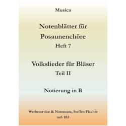 Musica 7 - Volkslieder 2. Teil in B