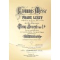 Krönungs-Messe, Klavierauszug, Faksimiledruck