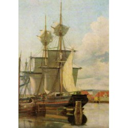 Schiffe im Kopenhagener Hafen 