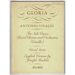 Gloria per Soli, Coro a 4 Voci miste ed Orchestra