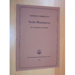 Sechs Miniaturen für zwei Mandolinen und Mandola 