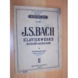 J. S. Bach Klavierwerke, Busoni-Ausgabe 