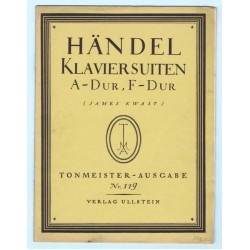 Händel, Klaviersuiten, A-Dur, F-Dur