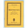 Beethoven, String Quartet, Op 18 No. 5