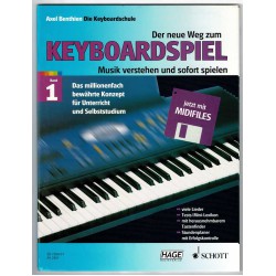 Der neue Weg zum Keyboardspiel Band 1, mit Midifiles