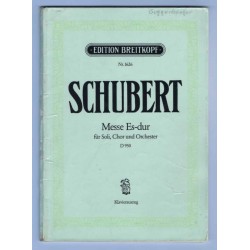 Messe Es-dur (D950), Schubert, Klavierauszug