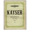 H.E. Kayser - 36 Etüden für die Violine, Opus 20