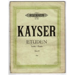 H.E. Kayser - 36 Etüden für die Violine, Opus 20