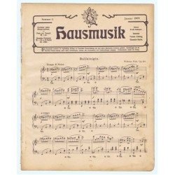 Hausmusik Nummer 2 Januar 1909
