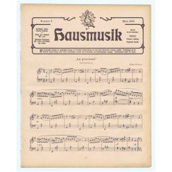 Hausmusik Nummer 6 März 1909