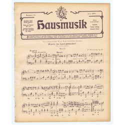 Hausmusik Nummer 13. Juli 1909