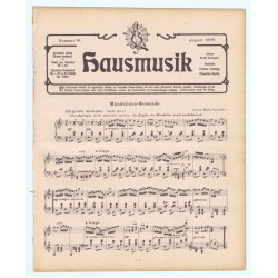 Hausmusik Nummer 16. August 1909