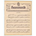 Hausmusik Nummer 17. September 1909
