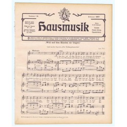 Hausmusik Nummer 10. Februar 1910
