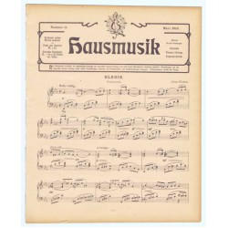 Hausmusik Nummer 11. März 1910