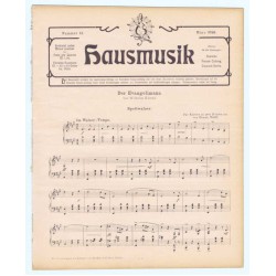 Hausmusik Nummer 12. März 1910