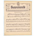 Hausmusik Nummer 15. Mai 1910