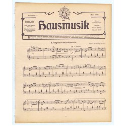 Hausmusik Nummer 15. Mai 1910