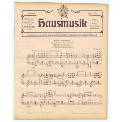 Hausmusik Nummer 17. Juni 1910