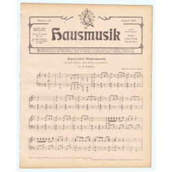 Hausmusik Nummer 22. August 1910