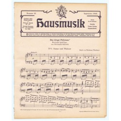 Hausmusik Nummer 23. September 1910