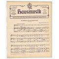 Hausmusik Nummer 24. September 1910