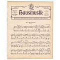 Hausmusik Nummer 3. November 1910