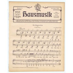 Hausmusik Nummer 4. November 1910