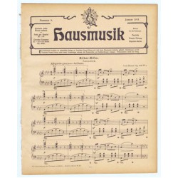 Hausmusik Nummer 8. Januar 1911