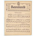 Hausmusik Nummer 12. März 1911