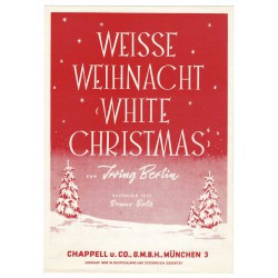 Weiße Weihnacht (White Christmas) - Klavierausgabe