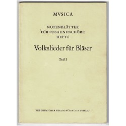 Musica 6 - Volkslieder 1. Teil, antiquarisch