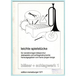 leichte spielstücke - für 4st Bläserchor, Stabspiele, Schlaginstr.