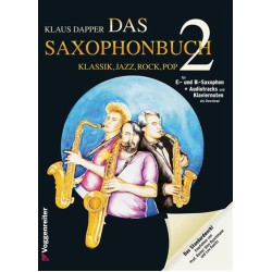 Das Saxophonbuch 2 Eb + Bb + Audiotracks und Klaviernoten als Download