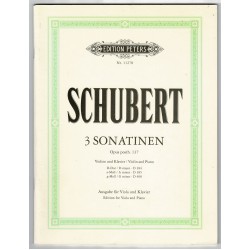 Franz Schubert, 3 Sonatinen op. posth. 137