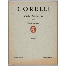 A. Corelli, 12 Violinsonaten Op. 5 Band 1 (Nr. 1-6)