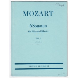6 Sonaten für Flöte und Klavier, Band 1 (KV10-12)