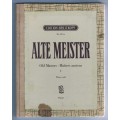 Alte Meister, Sammlung wertvoller Klavierstücke, Band 1