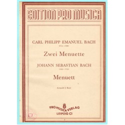 Drei Menuette, Bach