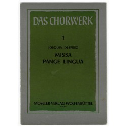 Missa Pange Lingua,  Das Chorwerk Heft 1