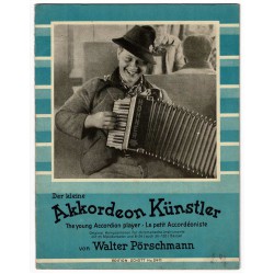 Der kleine Akkordeon-Künstler