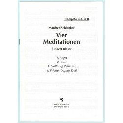 Vier Meditationen - Manfred Schlenker - Stimmenset