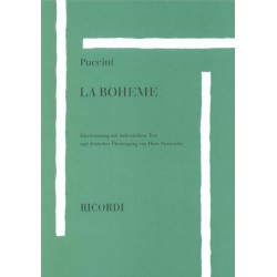 La Bohème Klavierauszug (dt/it)